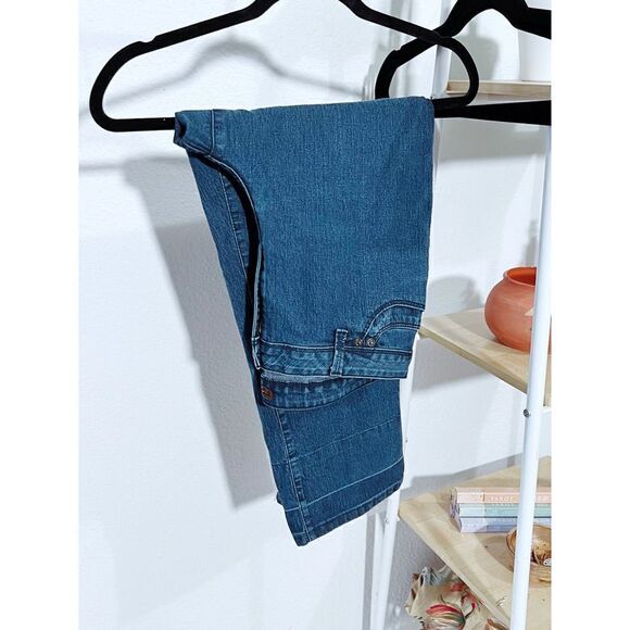 The Limited Dark Denim Highwater Jeans - Picture 1 of 5